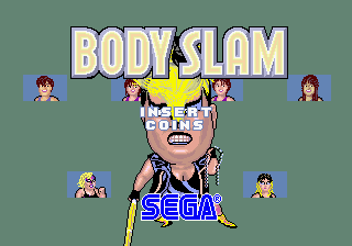 Body Slam (8751 317-0015) Title Screen